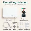 Motion Sensor Ceiling Light with Remote Rechargeable by LJGDeals