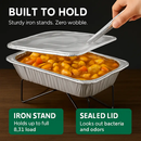 Disposable Chafing Dish Buffet Set for Parties and Catering by LJGDeals