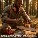 Chainsaw Sharpener Kit for Manual Chain Sharpening by LJGDeals