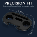Zero Gravity Cup Holder Clip-On Tray for Chairs by LJGDeals
