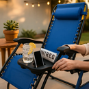 Zero Gravity Cup Holder Clip-On Tray for Chairs by LJGDeals