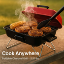 Portable Charcoal Grill Tabletop BBQ Smoker for Outdoors by LJGDeals