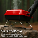 Portable Charcoal Grill Tabletop BBQ Smoker for Outdoors by LJGDeals