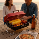 Portable Charcoal Grill Tabletop BBQ Smoker for Outdoors by LJGDeals