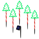 5Packs Christmas Outdoor Pathway Light With 8 Modes IP44 Waterproof Xmas Decoration Stake Light Tree Candy Light For Garden Lawn Porch Yard Driveway by LJGDeals