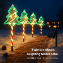 5Packs Christmas Outdoor Pathway Light With 8 Modes IP44 Waterproof Xmas Decoration Stake Light Tree Candy Light For Garden Lawn Porch Yard Driveway by LJGDeals