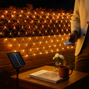 9.84x6.56FT 192LED Solar Christmas Net Lights Outdoor Bush Lights Dimmable IP44 Waterproof with 8 Modes Remote Timer Memory Function for Holiday Party by LJGDeals