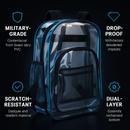 Clear Heavy-Duty Transparent Backpack for Work & College by LJGDeals