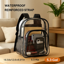 Clear Heavy-Duty Transparent Backpack for Work & College by LJGDeals