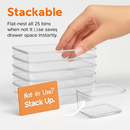 Clear Drawer Organizers Set for Home Organization by LJGDeals