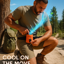 Portable 5-in-1 Waist Clip Fan with 5 Speeds and Light by LJGDeals