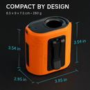Portable 5-in-1 Waist Clip Fan with 5 Speeds and Light by LJGDeals