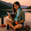 Portable 5-in-1 Waist Clip Fan with 5 Speeds and Light by LJGDeals
