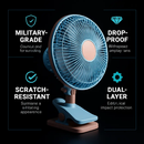 8.66In Oscillating Clip On Fan 2 Speeds Quiet Clamp Fan with 90° Oscillating & Tilting Angle Desktop Wall Mount for Home Office Dorms Strollers by LJGDeals