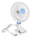 8.66In Oscillating Clip On Fan 2 Speeds Quiet Clamp Fan with 90° Oscillating & Tilting Angle Desktop Wall Mount for Home Office Dorms Strollers by LJGDeals