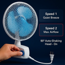 Clip On Fan, 2-Speed, Quiet Desk/Wall Mount by LJGDeals
