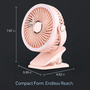 Clip-On Desk Fan for Camping and Office — Quiet & Adjustable by LJGDeals