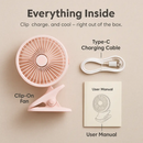 Clip-On Desk Fan for Camping and Office — Quiet & Adjustable by LJGDeals