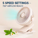 Clip-On Desk Fan for Camping and Office — Quiet & Adjustable by LJGDeals