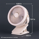 Clip-On Desk Fan for Camping and Office — Quiet & Adjustable by LJGDeals
