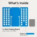 Shirt Folding Board Durable Plastic T-Shirts Clothes Folder 23x27.5inch Plastic Laundry Clothes Flip Fold Laundry Room Organizer by LJGDeals