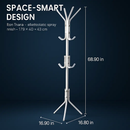 Coat Rack Organizer - Multi-Hook Standing Coat Rack by LJGDeals