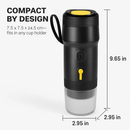 Portable Electric Espresso Machine Cordless Coffee Maker Self-Heating Car Espresso Maker with Anti-Dry Burn Fit for Ground Coffee/NS/DG Capsules for C by LJGDeals