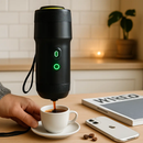 Portable Electric Espresso Machine Cordless Coffee Maker Self-Heating Car Espresso Maker with Anti-Dry Burn Fit for Ground Coffee/NS/DG Capsules for C by LJGDeals