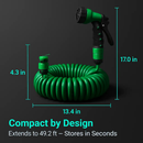 Garden Hose with 7-Mode Sprayer for Patio and Garden by LJGDeals