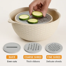 Multifunctional Mixing Bowl with Colander and Graters Set by LJGDeals