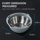 Multifunctional Mixing Bowl with Colander and Graters Set by LJGDeals