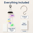 Dragonfly Solar Wind Chimes for Outdoor Garden Decor by LJGDeals