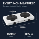 Double Electric Burner Portable Dual Counter Stove by LJGDeals