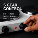 Double Electric Burner Portable Dual Counter Stove by LJGDeals