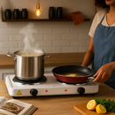 Double Electric Burner Portable Dual Counter Stove by LJGDeals