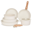Nonstick Cookware Set with Detachable Handles by LJGDeals