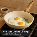 Nonstick Cookware Set with Detachable Handles by LJGDeals