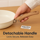 Nonstick Cookware Set with Detachable Handles by LJGDeals