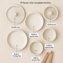 Nonstick Cookware Set with Detachable Handles by LJGDeals