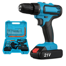 Cordless Drill Set with 2 Batteries, Charger & Bits by LJGDeals