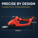 Cordless Grass Shears & Hedge Trimmer 2-in-1 by LJGDeals