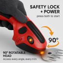 Cordless Grass Shears & Hedge Trimmer 2-in-1 by LJGDeals