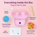 Cotton Candy Maker Portable Electric Machine for Home Fun by LJGDeals