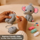Succulents Crochet Kit for Beginners with 4 Patterns by LJGDeals