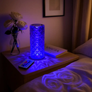 Crystal Diamond Rose Table Lamp - Dimmable, Remote Control by LJGDeals