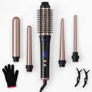 5-in-1 Curling Wand with 4 Barrels & Brush by LJGDeals