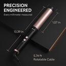 5-in-1 Curling Wand with 4 Barrels & Brush by LJGDeals