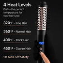 5-in-1 Curling Wand with 4 Barrels & Brush by LJGDeals