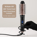 5-in-1 Curling Wand with 4 Barrels & Brush by LJGDeals