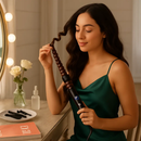 5-in-1 Curling Wand with 4 Barrels & Brush by LJGDeals